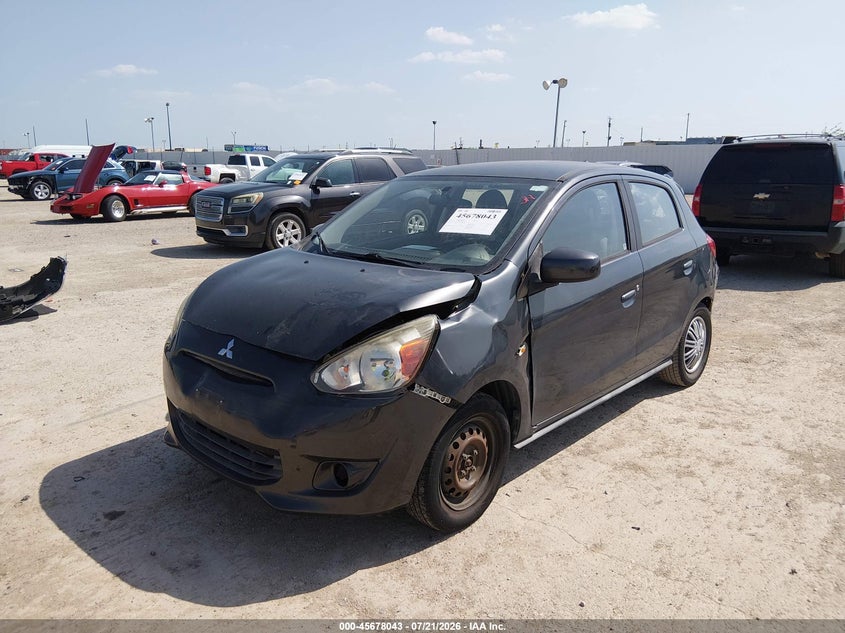 2015 Mitsubishi Mirage VIN ML32A3HJ1FH000395 IAAI salvage auction — NORMAL WEAR, Original (Texas), sold $25 on 2026-07-29 (photo 6)