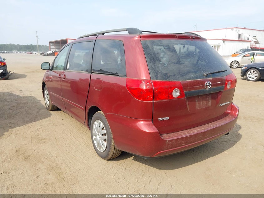 2006 Toyota Sienna VIN 5TDZA23C56S520691 IAAI salvage auction — NORMAL WEAR, Clear (Maryland), sold $275 on 2026-07-29 (photo 3)
