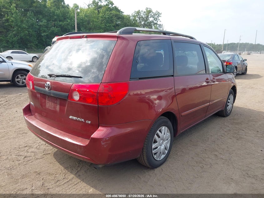 2006 Toyota Sienna VIN 5TDZA23C56S520691 IAAI salvage auction — NORMAL WEAR, Clear (Maryland), sold $275 on 2026-07-29 (photo 4)