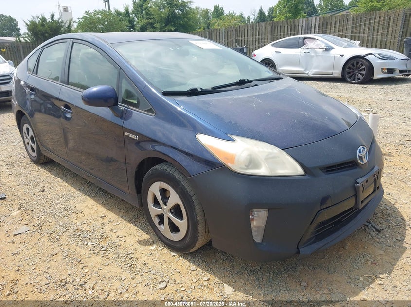 2012 Toyota Prius VIN JTDKN3DU0C1528063 IAAI salvage auction — NORMAL WEAR, Clear (Virginia), sold $25 on 2026-07-27 (photo 1)