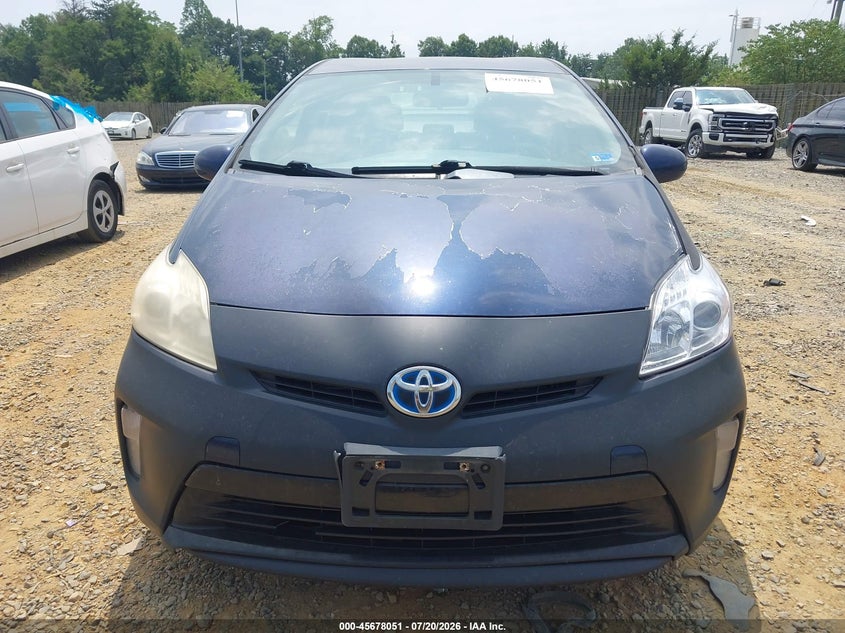 2012 Toyota Prius VIN JTDKN3DU0C1528063 IAAI salvage auction — NORMAL WEAR, Clear (Virginia), sold $25 on 2026-07-27 (photo 6)