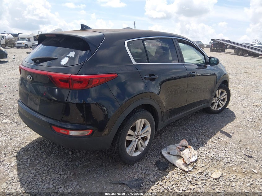 2017 Kia Sportage VIN KNDPM3AC6H7119199 IAAI salvage auction — NORMAL WEAR, Clear (Tennessee), sold $3,500 on 2026-07-30 (photo 4)