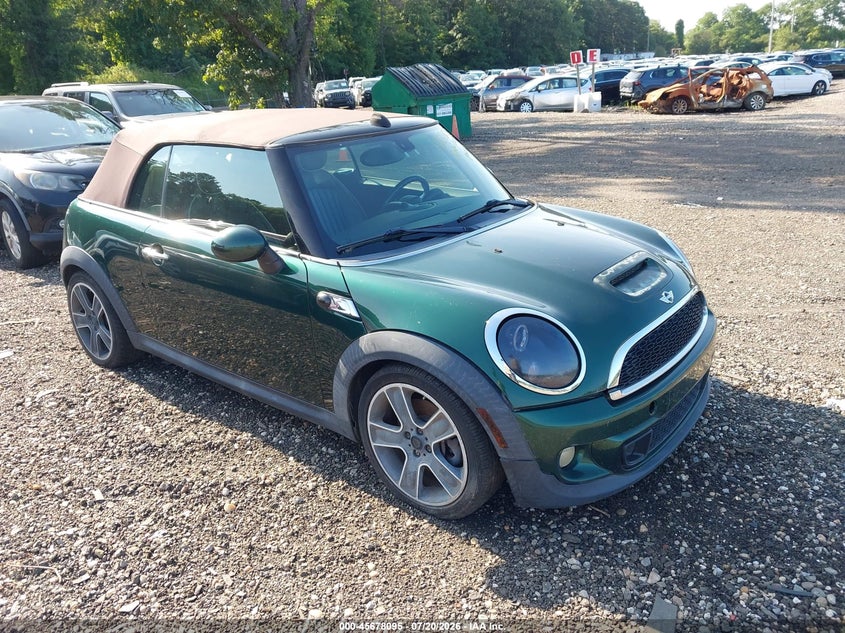 2012 Mini Cooper VIN WMWZP3C55CT296208 IAAI salvage auction — NORMAL WEAR, Clear (New York), sold $25 on 2026-07-28 (photo 1)