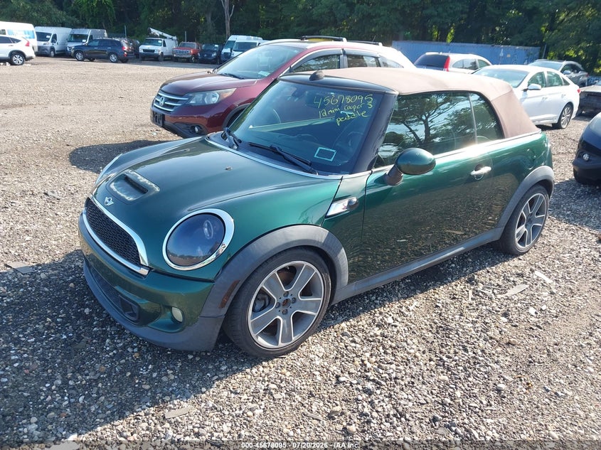 2012 Mini Cooper VIN WMWZP3C55CT296208 IAAI salvage auction — NORMAL WEAR, Clear (New York), sold $25 on 2026-07-28 (photo 2)