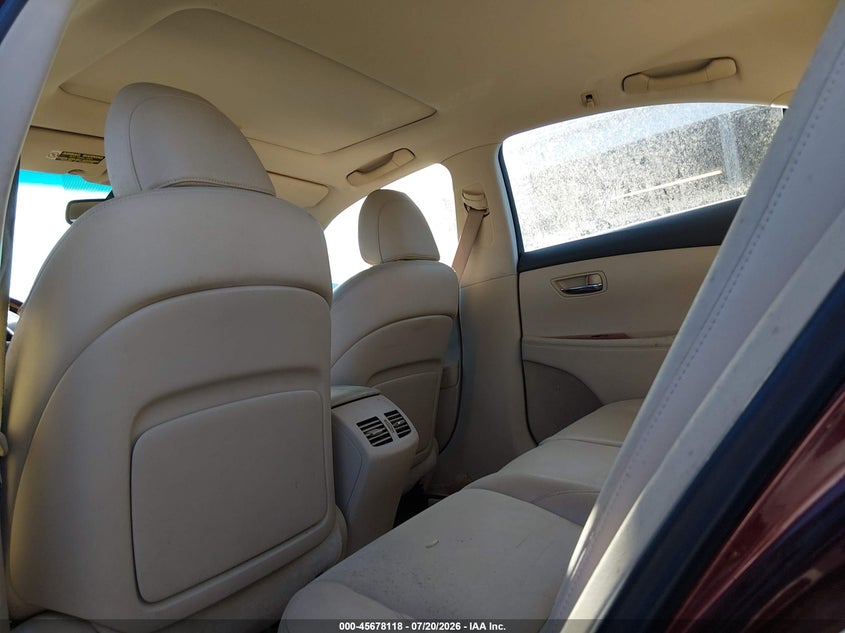 2007 Lexus Es 350 VIN JTHBJ46G472129602 IAAI salvage auction — NORMAL WEAR, Clear (Georgia), sold $525 on 2026-07-29 (photo 8)