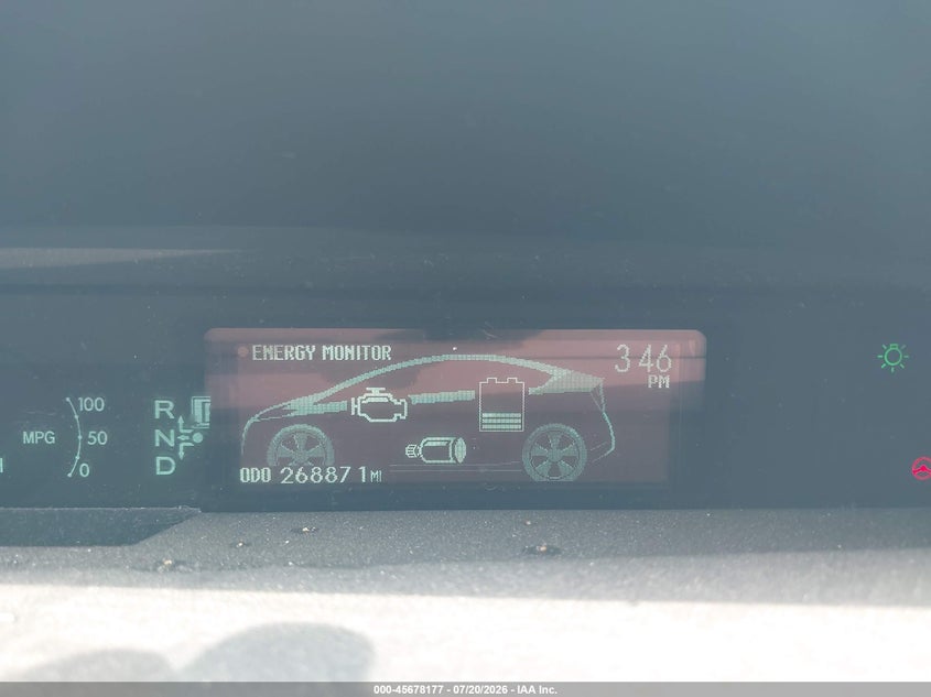 2010 Toyota Prius VIN JTDKN3DU9A0165538 IAAI salvage auction — NORMAL WEAR, Clear (Michigan), sold $1,025 on 2026-07-23 (photo 7)