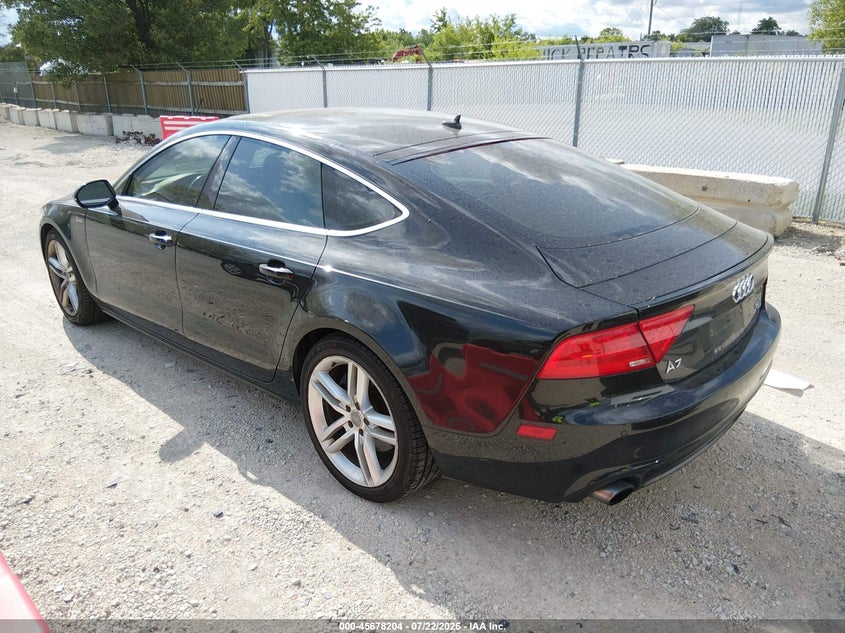 2012 Audi A7 VIN WAUYGAFC3CN147701 IAAI salvage auction — NORMAL WEAR, Clear (Illinois), sold $775 on 2026-07-28 (photo 3)