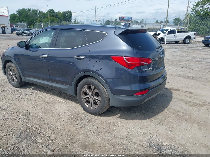 2016 Hyundai Santa fe VIN 5XYZT3LBXGG350088 IAAI salvage auction — NORMAL WEAR, Clear (North Carolina), sold $1,800 on 2026-07-31 (photo 3)
