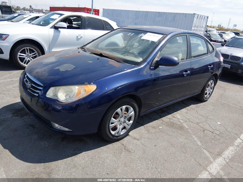 2010 Hyundai Elantra VIN KMHDU4AD1AU870280 IAAI salvage auction — NORMAL WEAR, Salvage Title - Dealer (California), sold $350 on 2026-07-23 (photo 2)