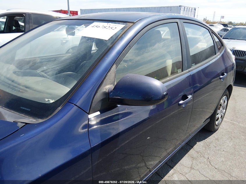 2010 Hyundai Elantra VIN KMHDU4AD1AU870280 IAAI salvage auction — NORMAL WEAR, Salvage Title - Dealer (California), sold $350 on 2026-07-23 (photo 6)