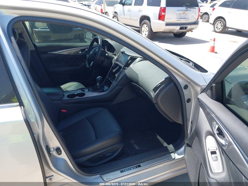 2015 Infiniti Q50 VIN JN1BV7AP6FM338036 IAAI salvage auction — NORMAL WEAR, Original (Texas), sold $700 on 2026-07-28 (photo 5)