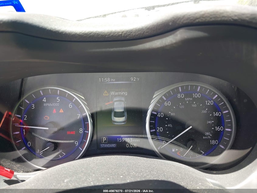 2015 Infiniti Q50 VIN JN1BV7AP6FM338036 IAAI salvage auction — NORMAL WEAR, Original (Texas), sold $700 on 2026-07-28 (photo 7)
