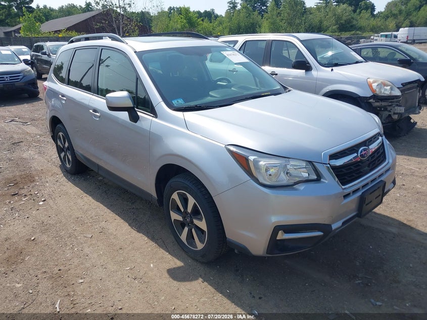 2018 Subaru Forester VIN JF2SJAEC4JG552450 IAAI salvage auction — NORMAL WEAR, Clear (Massachusetts), sold $2,400 on 2026-07-31 (photo 1)
