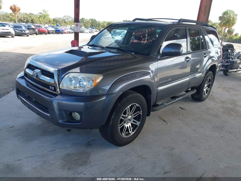 2007 Toyota 4runner VIN JTEBT14R178040898 IAAI salvage auction — NORMAL WEAR, Clear (Florida), sold $4,650 on 2026-07-28 (photo 2)
