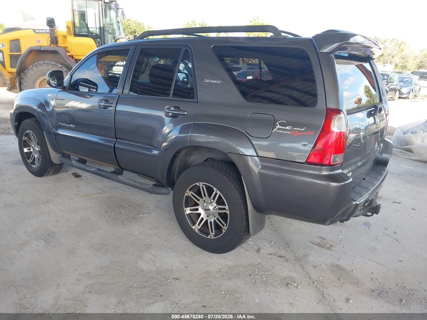 2007 Toyota 4runner VIN JTEBT14R178040898 IAAI salvage auction — NORMAL WEAR, Clear (Florida), sold $4,650 on 2026-07-28 (photo 3)