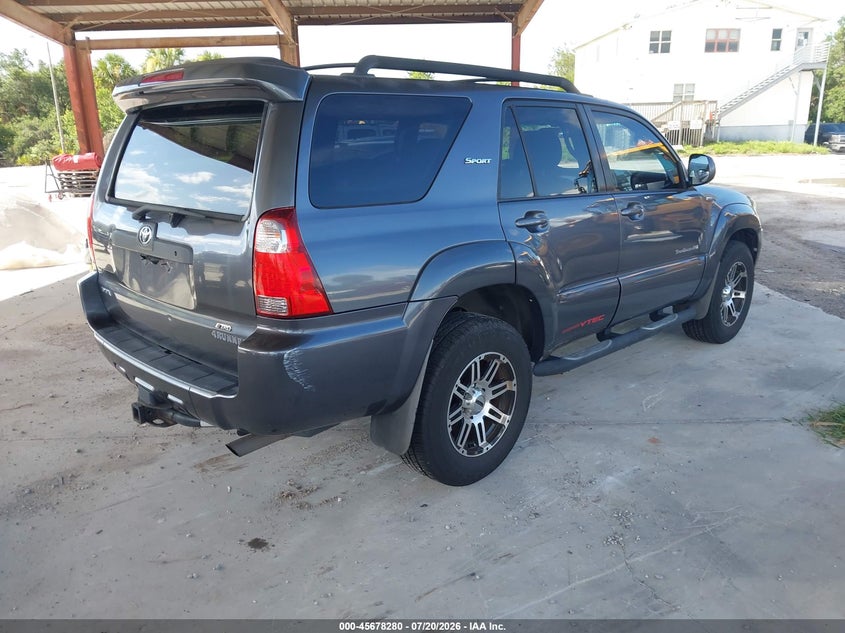 2007 Toyota 4runner VIN JTEBT14R178040898 IAAI salvage auction — NORMAL WEAR, Clear (Florida), sold $4,650 on 2026-07-28 (photo 4)