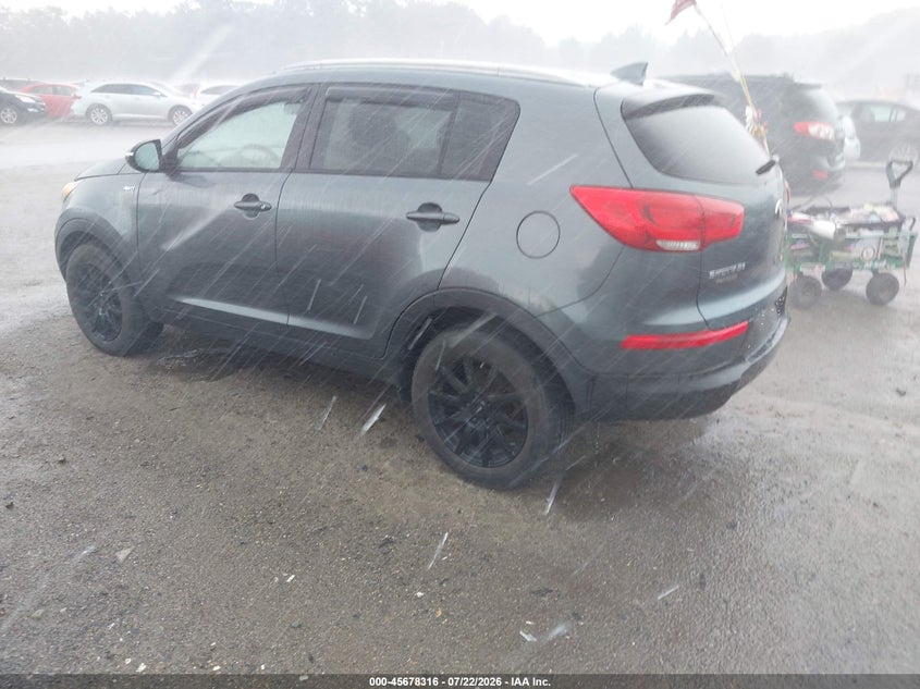 2014 Kia Sportage VIN KNDPBCAC5E7646703 IAAI salvage auction — NORMAL WEAR, Clear (Massachusetts), sold $25 on 2026-07-31 (photo 3)