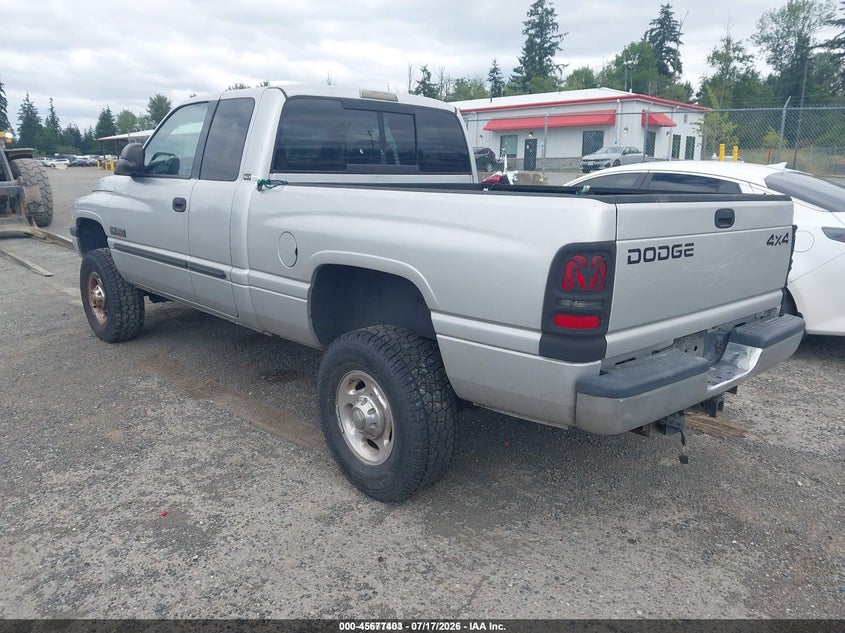 2002 Dodge Ram 2500 VIN 3B7KF23672M304476 IAAI salvage auction — REAR END, Bill Of Sale (Washington), sold $3,150 on 2026-07-29 (photo 3)