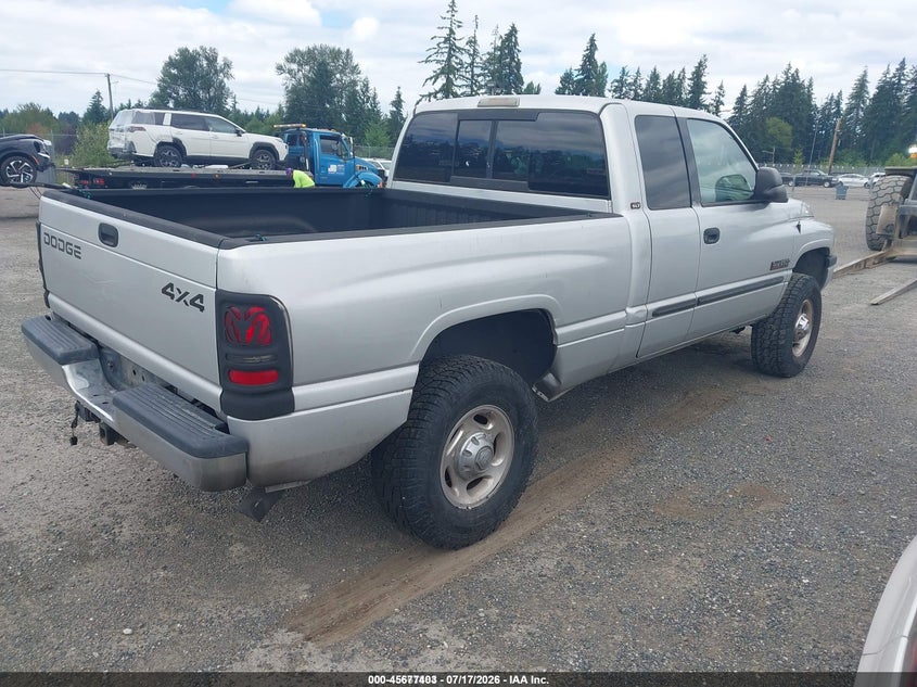 2002 Dodge Ram 2500 VIN 3B7KF23672M304476 IAAI salvage auction — REAR END, Bill Of Sale (Washington), sold $3,150 on 2026-07-29 (photo 4)