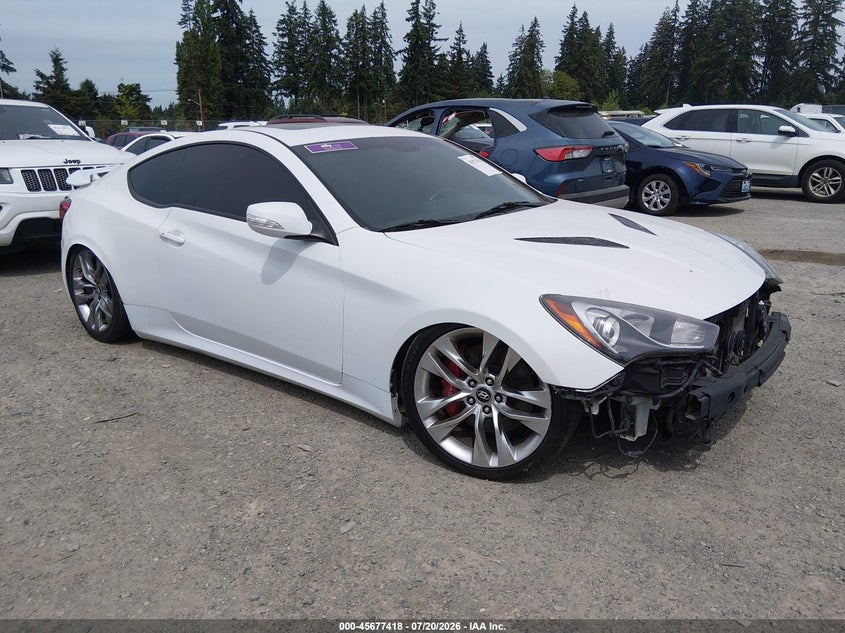 2015 Hyundai Genesis VIN KMHHU6KJ3FU129072 IAAI salvage auction — FRONT END, Clear-Dealer Only (Oregon), sold $75 on 2026-07-29 (photo 1)