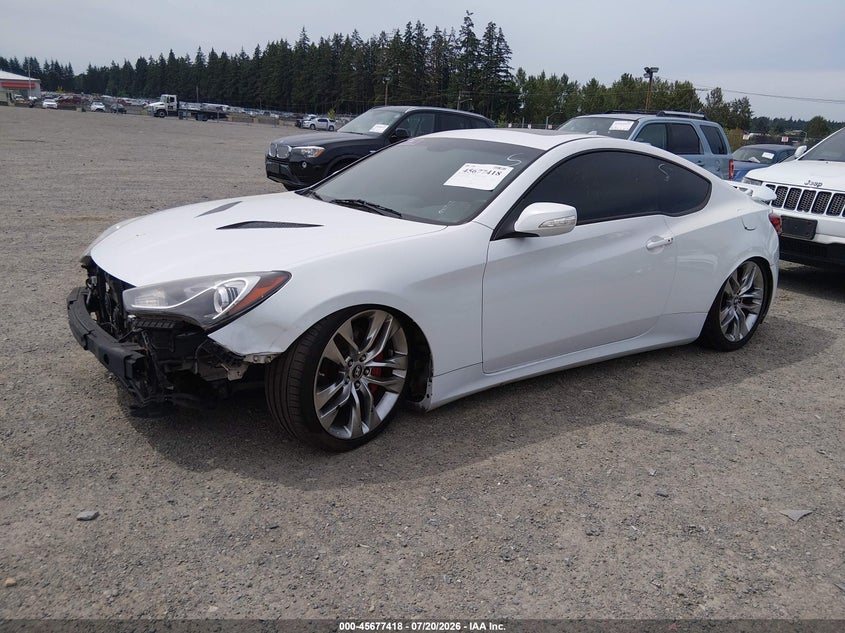 2015 Hyundai Genesis VIN KMHHU6KJ3FU129072 IAAI salvage auction — FRONT END, Clear-Dealer Only (Oregon), sold $75 on 2026-07-29 (photo 2)