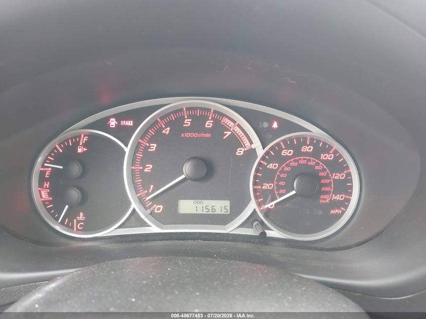 2012 Subaru Impreza VIN JF1GV7F6XCG002568 IAAI salvage auction — RIGHT REAR, Bill Of Sale (Washington), sold $2,350 on 2026-07-30 (photo 7)