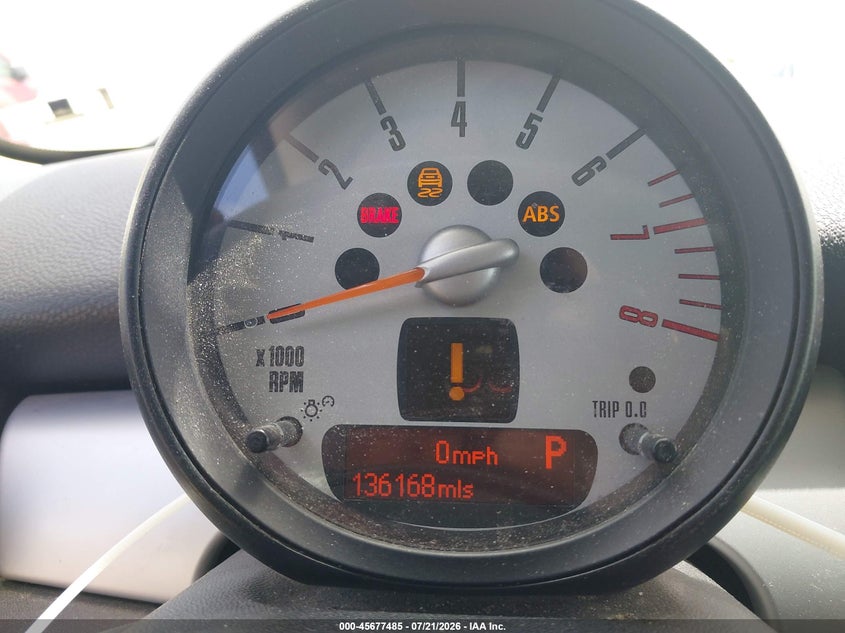 2013 Mini Hard top VIN WMWSU3C59DT685798 IAAI salvage auction — SIDE, Salvage (California), sold $525 on 2026-07-31 (photo 7)