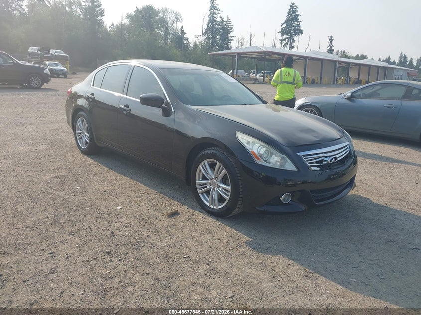 2011 Infiniti G25 VIN JN1DV6APXBM830582 IAAI salvage auction — FRONT END, Bill Of Sale (Washington), sold $1,600 on 2026-08-01 (photo 1)