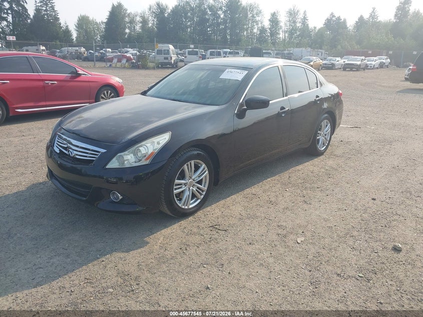 2011 Infiniti G25 VIN JN1DV6APXBM830582 IAAI salvage auction — FRONT END, Bill Of Sale (Washington), sold $1,600 on 2026-08-01 (photo 2)