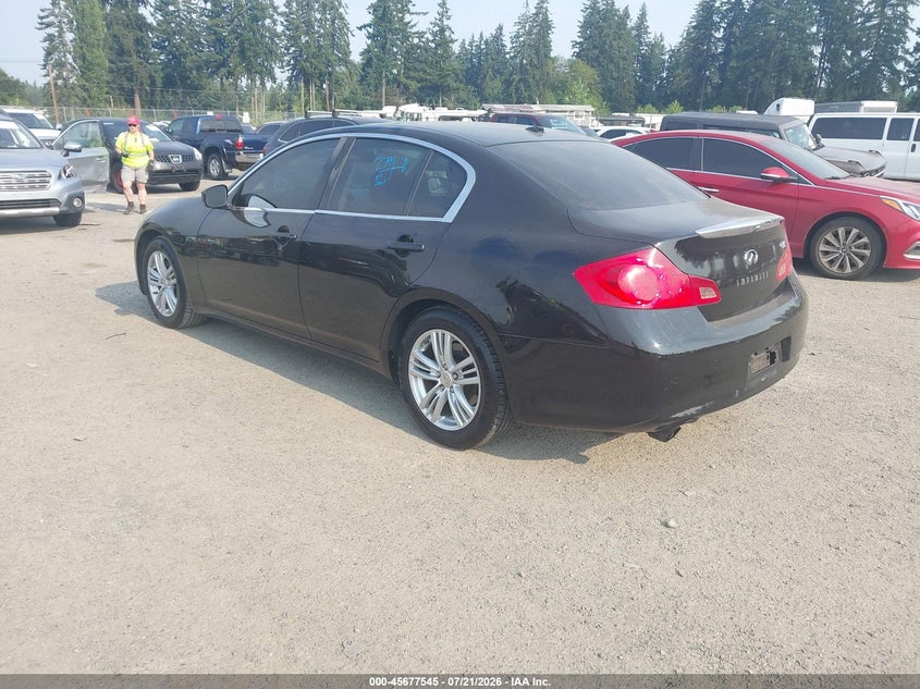 2011 Infiniti G25 VIN JN1DV6APXBM830582 IAAI salvage auction — FRONT END, Bill Of Sale (Washington), sold $1,600 on 2026-08-01 (photo 3)
