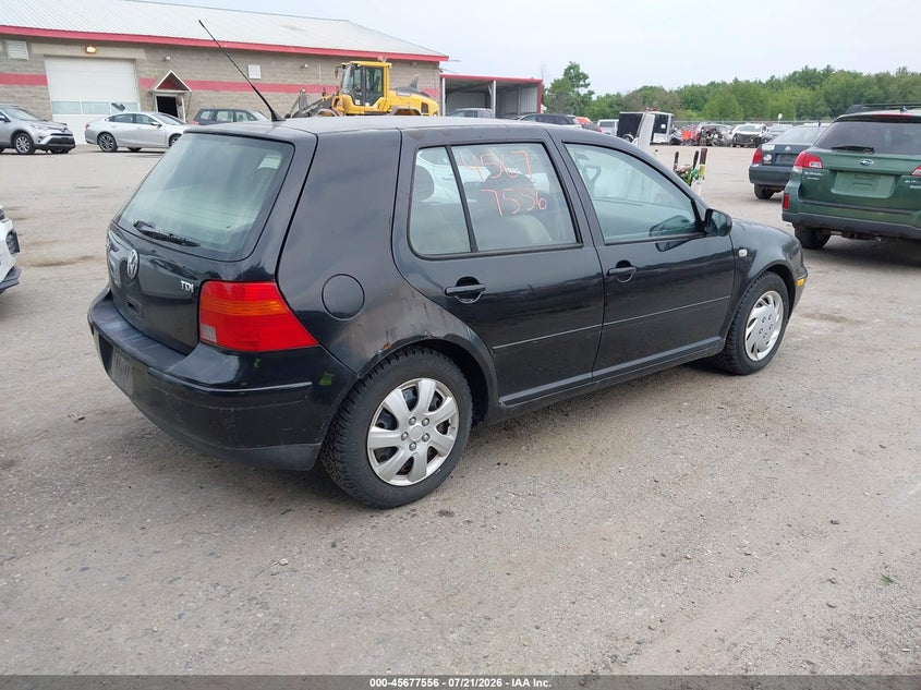 2003 Volkswagen Golf VIN 9BWGP61JX34009196 IAAI salvage auction — NORMAL WEAR, Original (Maine), sold $50 on 2026-07-27 (photo 4)