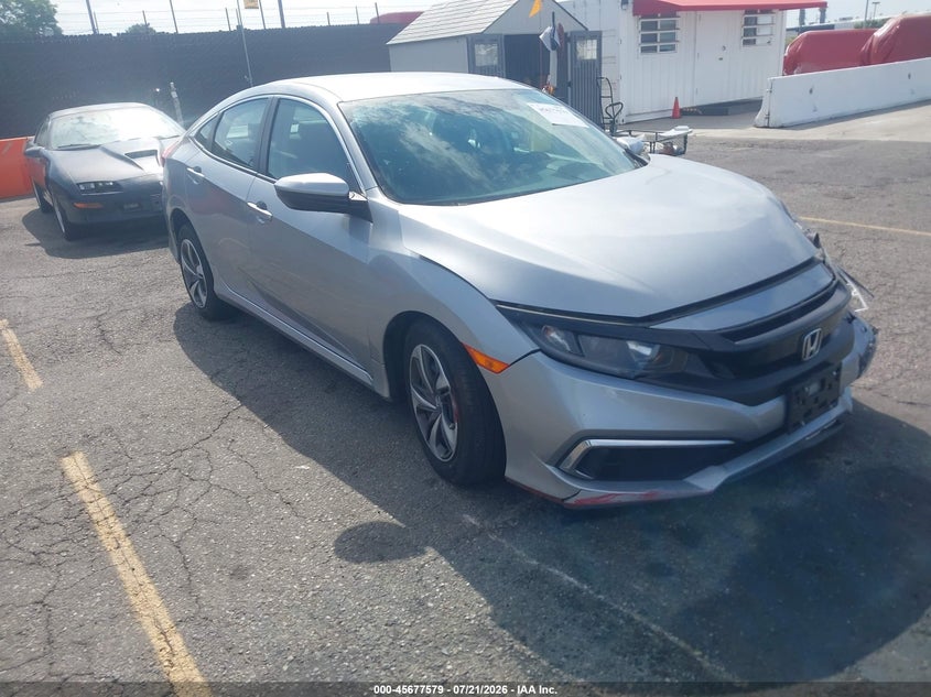 2020 Honda Civic VIN 19XFC2F66LE207867 IAAI salvage auction — LEFT SIDE, Salvage (California), sold $4,675 on 2026-08-03 (photo 1)