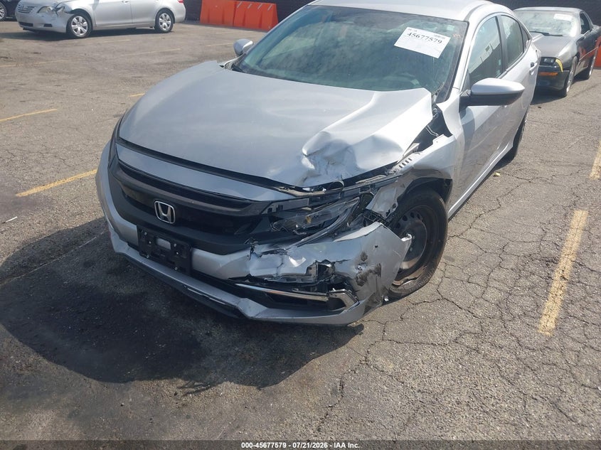2020 Honda Civic VIN 19XFC2F66LE207867 IAAI salvage auction — LEFT SIDE, Salvage (California), sold $4,675 on 2026-08-03 (photo 2)