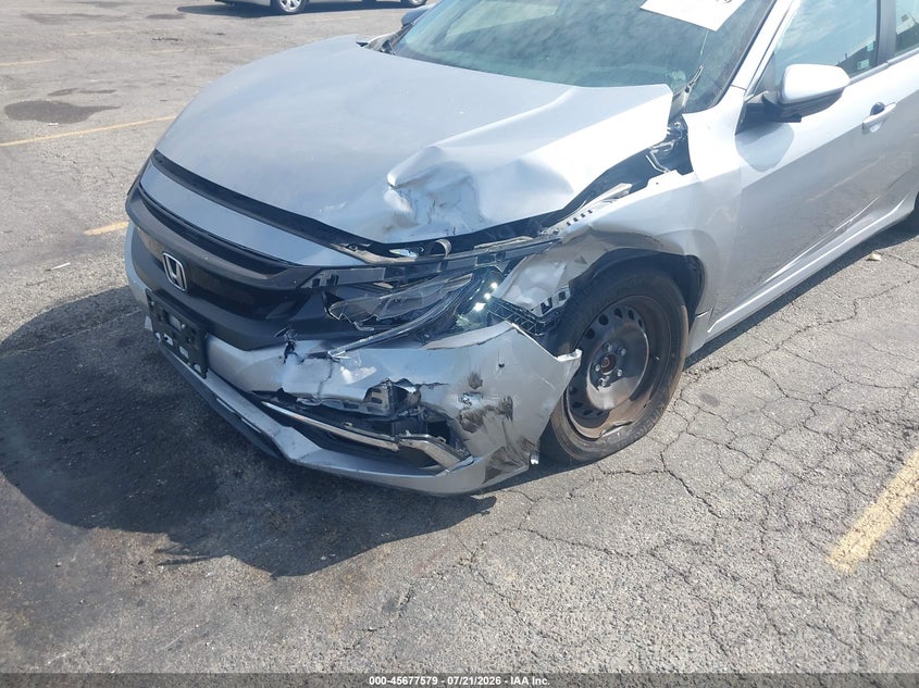 2020 Honda Civic VIN 19XFC2F66LE207867 IAAI salvage auction — LEFT SIDE, Salvage (California), sold $4,675 on 2026-08-03 (photo 6)