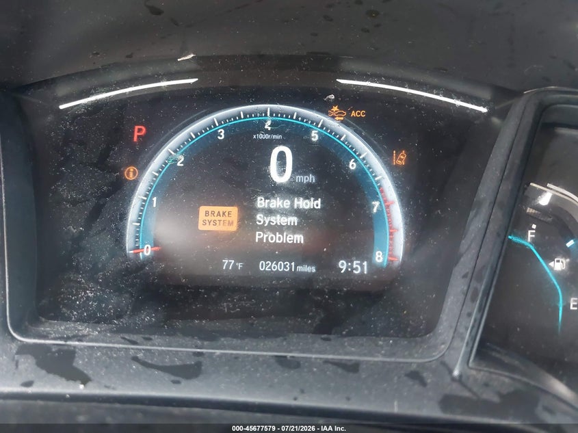 2020 Honda Civic VIN 19XFC2F66LE207867 IAAI salvage auction — LEFT SIDE, Salvage (California), sold $4,675 on 2026-08-03 (photo 7)