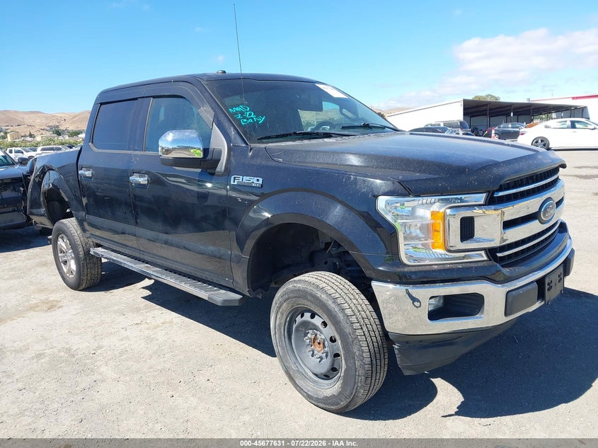 2018 Ford F-150 VIN 1FTEW1CPXJKD72325 IAAI salvage auction — REAR END, Salvage (California), sold $25 on 2026-07-29 (photo 1)