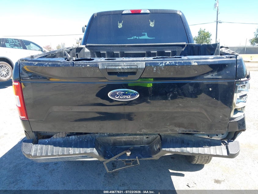 2018 Ford F-150 VIN 1FTEW1CPXJKD72325 IAAI salvage auction — REAR END, Salvage (California), sold $2,900 on 2026-07-30 (photo 6)