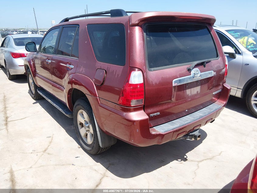 2006 Toyota 4runner VIN JTEBU14R268074859 IAAI salvage auction — NORMAL WEAR, Original (Texas), sold $3,350 on 2026-07-28 (photo 3)