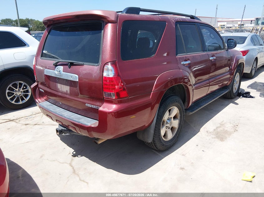 2006 Toyota 4runner VIN JTEBU14R268074859 IAAI salvage auction — NORMAL WEAR, Original (Texas), sold $3,350 on 2026-07-28 (photo 4)