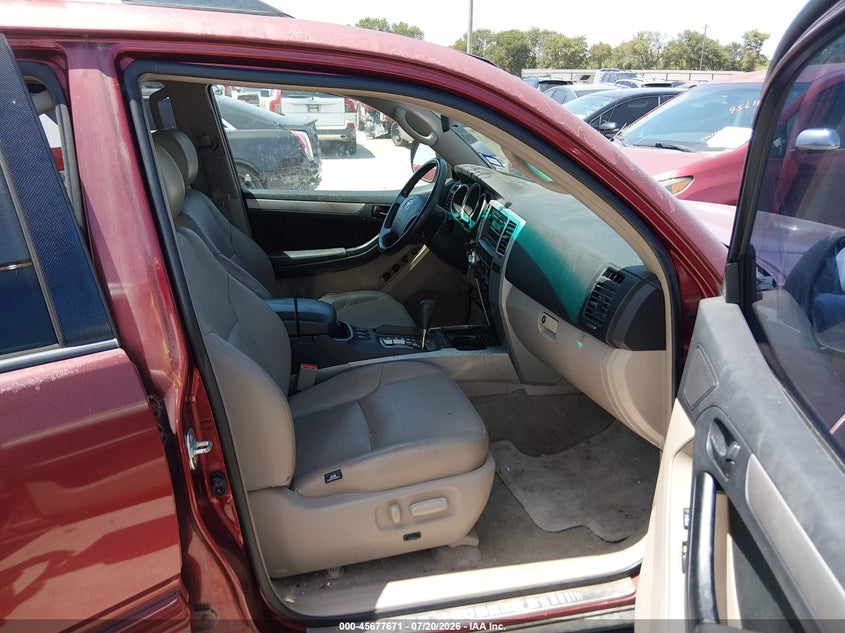 2006 Toyota 4runner VIN JTEBU14R268074859 IAAI salvage auction — NORMAL WEAR, Original (Texas), sold $3,350 on 2026-07-28 (photo 5)