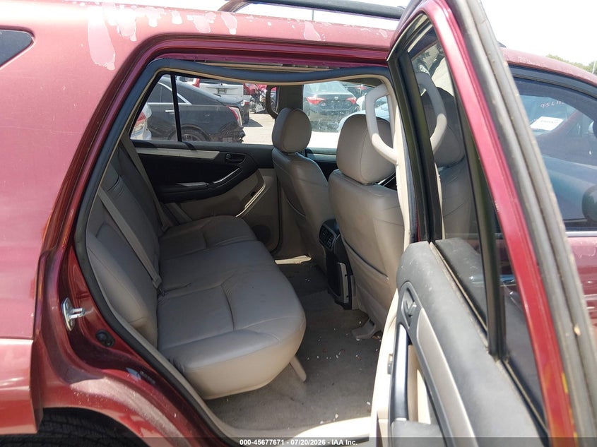 2006 Toyota 4runner VIN JTEBU14R268074859 IAAI salvage auction — NORMAL WEAR, Original (Texas), sold $3,350 on 2026-07-28 (photo 8)