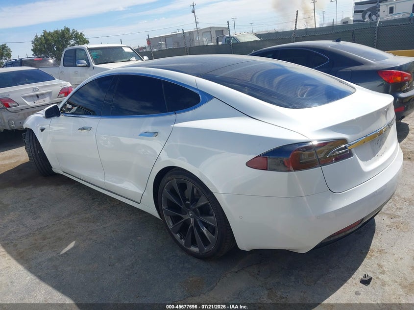 2021 Tesla Model s VIN 5YJSA1E2XMF424704 IAAI salvage auction — FRONT END, Wait Title, sold $20,000 on 2026-09-03 (photo 3)