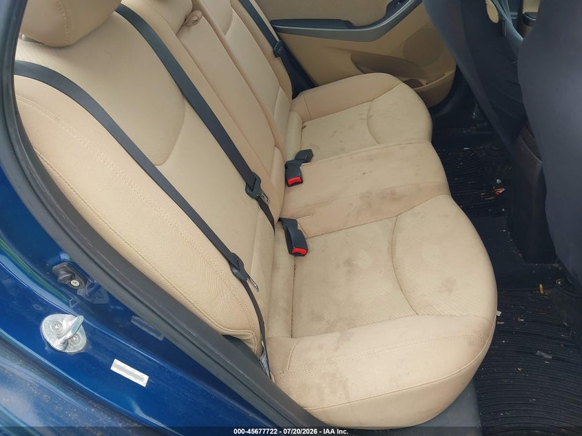 2013 Hyundai Elantra VIN KMHDH4AE0DU762797 IAAI salvage auction — NORMAL WEAR, Clear (Illinois), sold $25 on 2026-07-29 (photo 8)