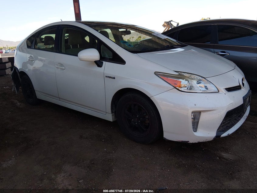 2012 Toyota Prius VIN JTDKN3DU1C5486947 IAAI salvage auction — NORMAL WEAR, Clear-Dealer Only (Arizona), sold $1,350 on 2026-07-28 (photo 1)