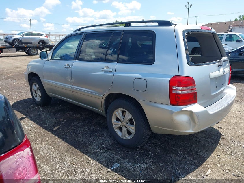 2001 Toyota Highlander VIN JTEGF21A710005273 IAAI salvage auction — NORMAL WEAR, Clear (Florida), sold $775 on 2026-08-01 (photo 3)