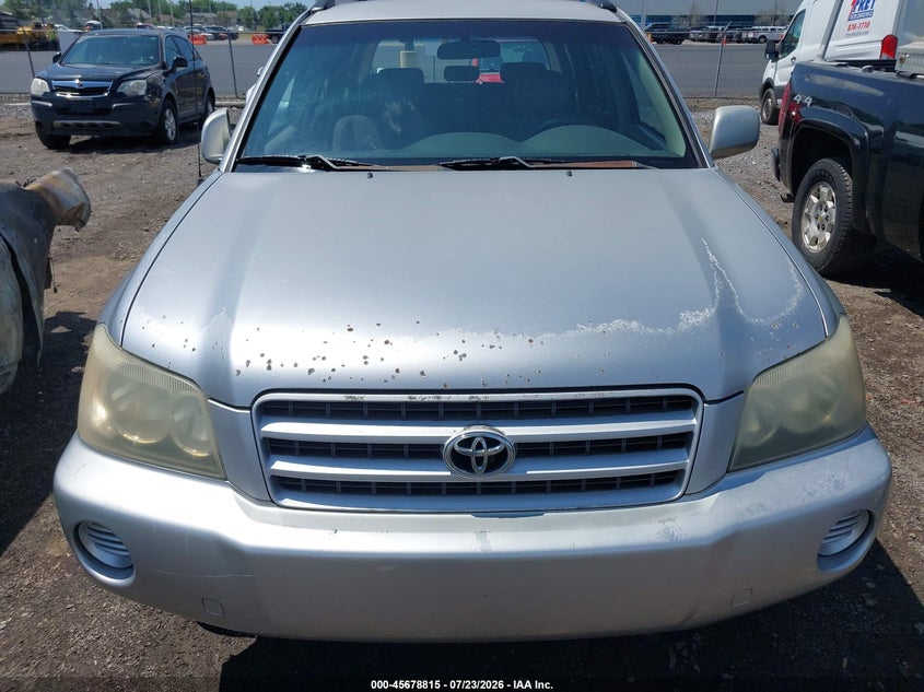 2001 Toyota Highlander VIN JTEGF21A710005273 IAAI salvage auction — NORMAL WEAR, Clear (Florida), sold $775 on 2026-08-01 (photo 6)