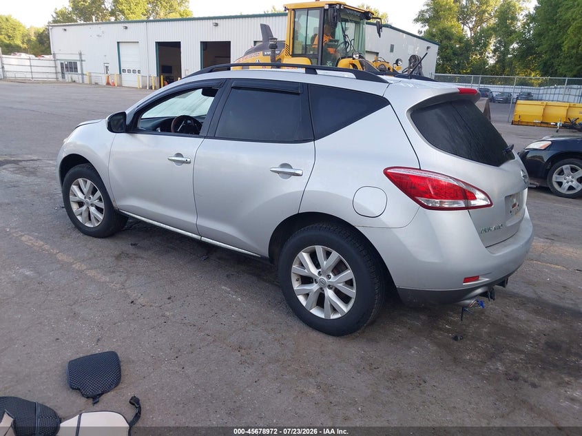 2013 Nissan Murano VIN JN8AZ1MW1DW316495 IAAI salvage auction — NORMAL WEAR, Clear (Michigan), sold $475 on 2026-07-27 (photo 3)