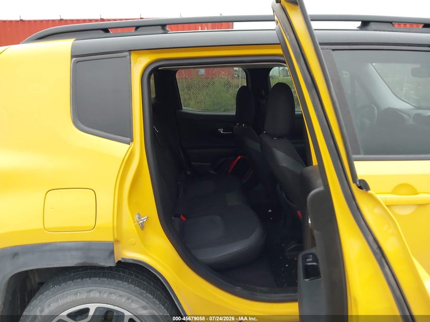 2017 Jeep Renegade VIN ZACCJBCB0HPF11328 IAAI salvage auction — HAIL, Salvage Title, sold $1,850 on 2026-08-20 (photo 8)