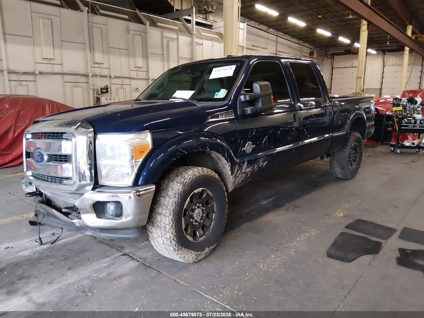 2012 Ford F250 VIN 1FT7W2BT2CEB19160 IAAI salvage auction — RIGHT FRONT, Salvage Title, sold $7,200 on 2026-09-24 (photo 2)