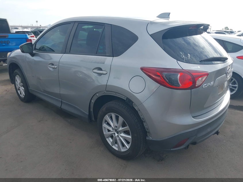 2014 Mazda Cx-5 VIN JM3KE2BE1E0428172 IAAI salvage auction — RIGHT FRONT, Salvage (Arizona), sold $2,150 on 2026-08-01 (photo 3)